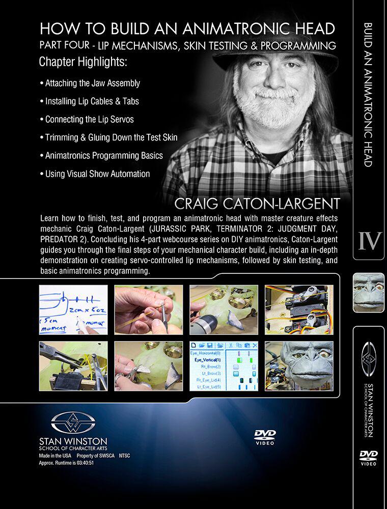Stan Winston Studio How to Build an Animatronic Head (DVD) SFX Videos   