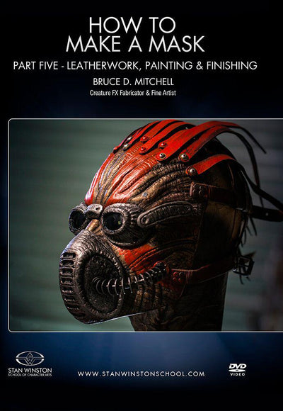 Stan Winston Studio How To Make A Mask (DVD) SFX Videos Part 5  
