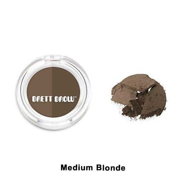 Brett Brow Duo Shade Brow Powders Eyebrows Medium Blonde  