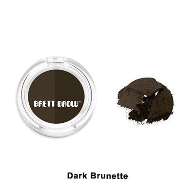 Brett Brow Duo Shade Brow Powders Eyebrows Dark Brunette  