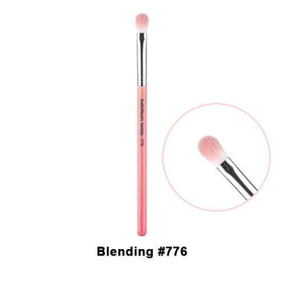 Bdellium Tools Pink Bambu Brushes for Eyes Eye Brushes 776 Blending (Pink)  