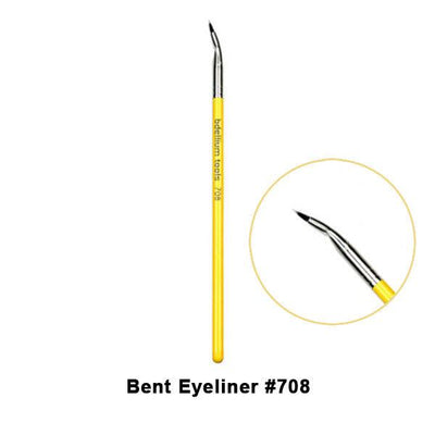 Bdellium Tools Studio Line Brushes for Eyes Eye Brushes 708  Bent Eyeliner (Studio)  