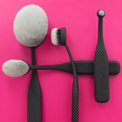 Royal and Langnickel MODA Pro 4pc Face Perfecting Kit - Black Brush Sets   