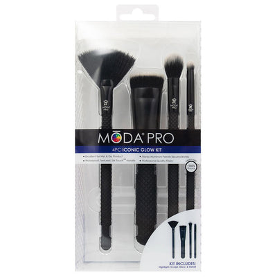 Royal and Langnickel MODA Pro 4pc Iconic Glow Kit Brush Sets   