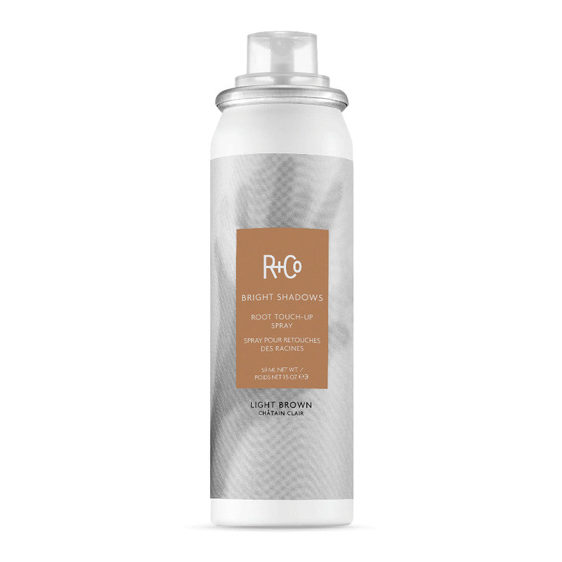 R+Co Bright Shadows Root Touch-Up Spray Hair Spray Light Brown  