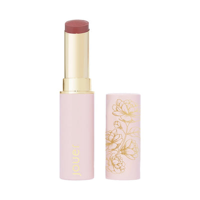Jouer Essential Lip Enhancer Shine Balm Lip Balm Bare Rose (Tinted Rosy Pink Nude)  