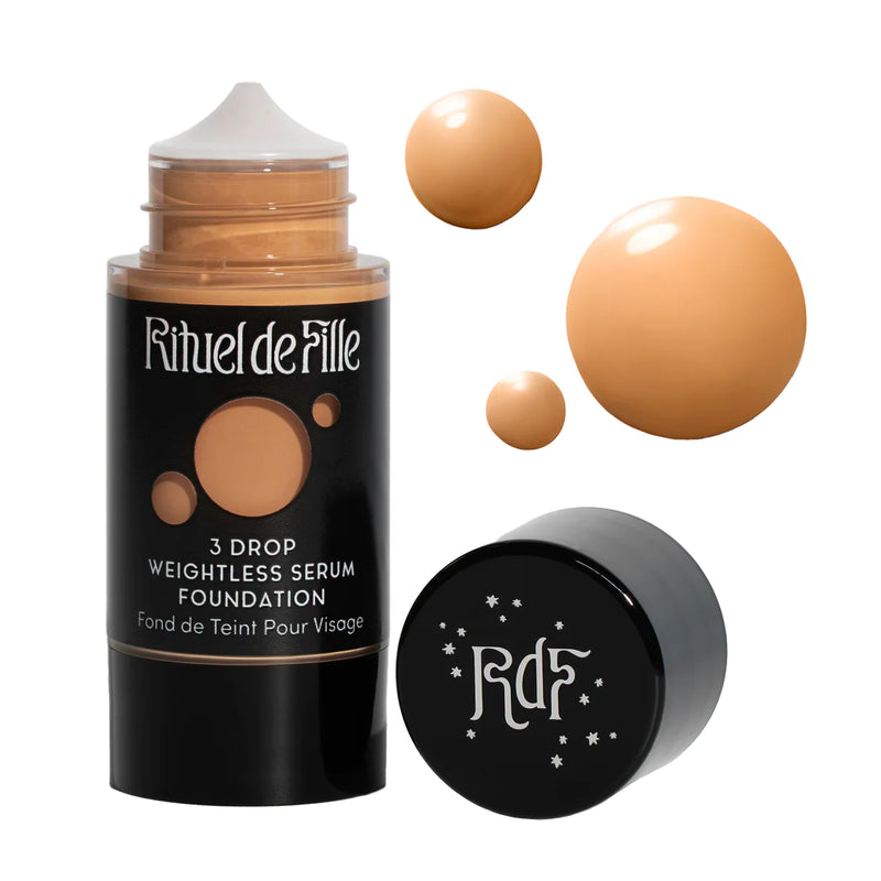 Rituel De Fille 3 Drop Weightless Serum Foundation Foundation 155 - Medium Tan (for warm gold to olive undertones)  