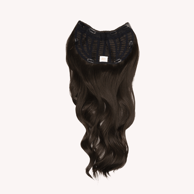 Insert Name Here U-Clip 18 Inch Extension Hair Extensions Dark Brown (Warm Cool Brown)  