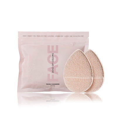 Dose of Colors Facial Cleansing Sponge (2-Pack) Cleansing Tools   