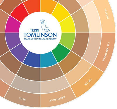 Terri Tomlinson Flesh Tone Color Wheel Kit Accessories   