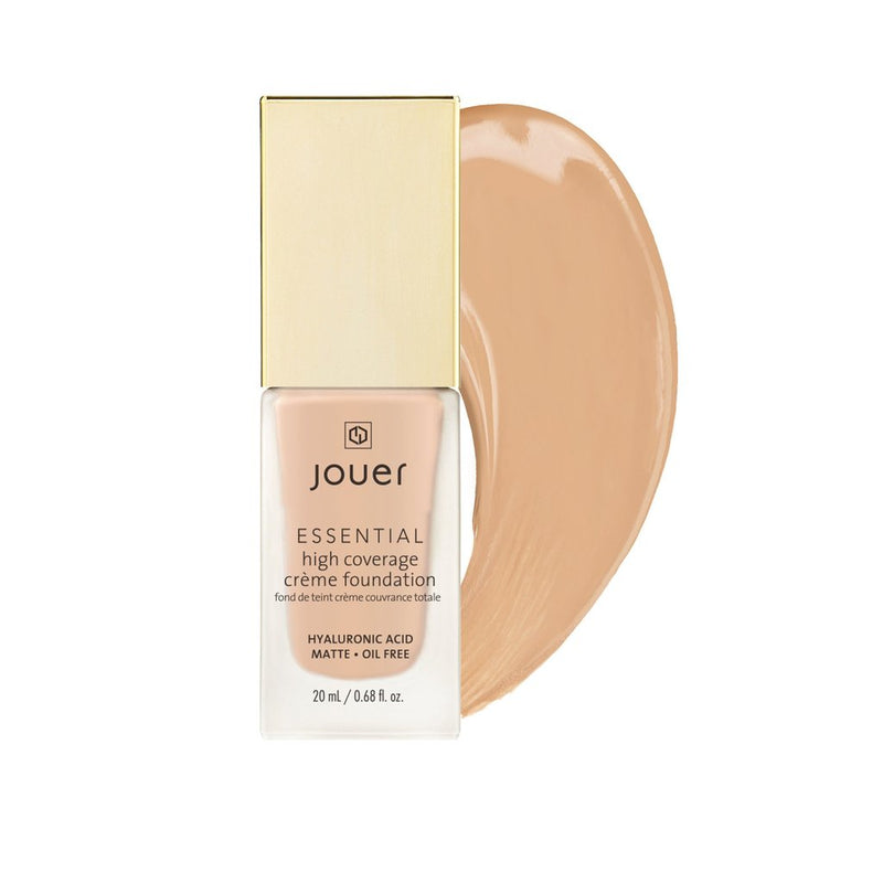 Jouer Essential High Coverage Crème Foundation Foundation Pebble (LF) Light-medium skin with neutral undertones  
