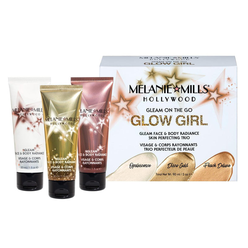 Melanie Mills Hollywood Gleam On The Go - Glow Girl Body Bronzer   