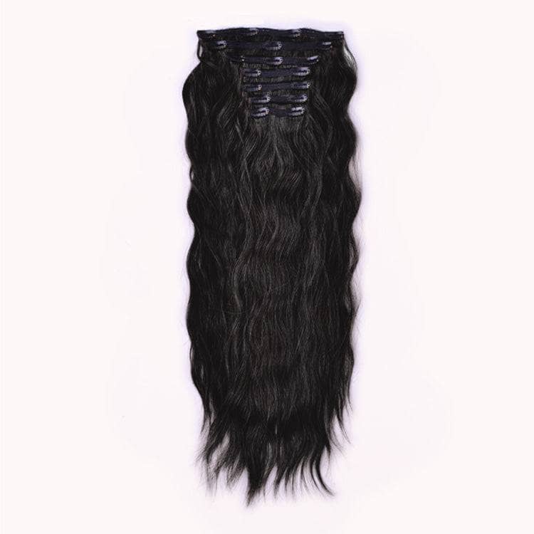 Insert Name Here Xtra Inches Extension Hair Extensions Jet Black (Neutral Pitch Black)  
