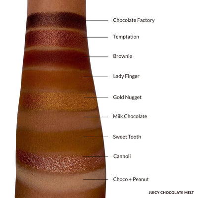 KimChi Chic Beauty Juicy Nine Eyeshadow Palette - 04 Juicy Chocolate Melt Eyeshadow Palettes   
