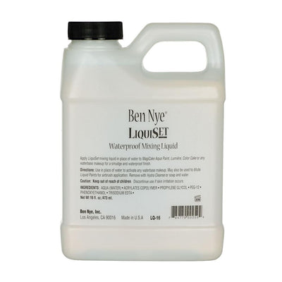 Ben Nye LiquiSet Mixing Liquid Mixing Medium 16oz Bottle (LQ-16)  