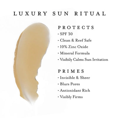 Saint Jane Luxury Sun Ritual Pore Smoothing SPF 30 Sunscreen Face Sunscreen   