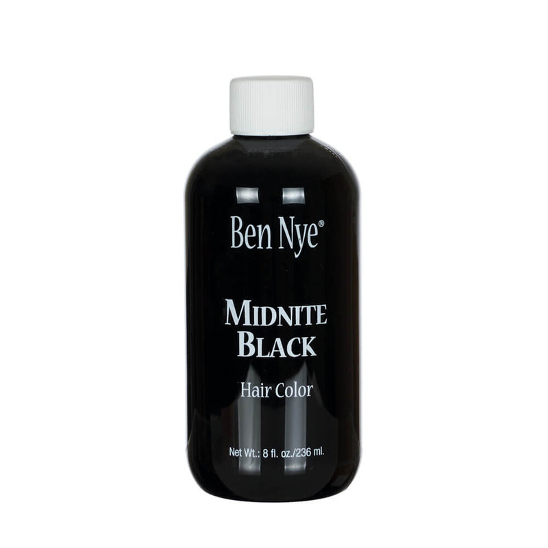 Ben Nye Liquid Hair Color Hair FX Midnight Black (MB-3) 8 oz  