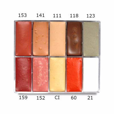 Maqpro Fard Creme Palette PP08 (15 ml.) Corrector Palettes 0.5oz./15ml. Slim Sample  