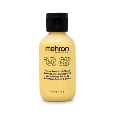 Mehron 3D Gelatin Effects Modeling Gel 2oz Squeeze Bottle - Clear (142C2)  