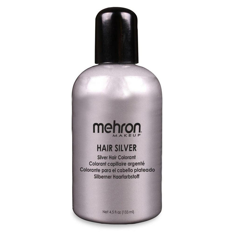 Mehron Hair White/Silver Hair FX 4.5oz Hair Silver 