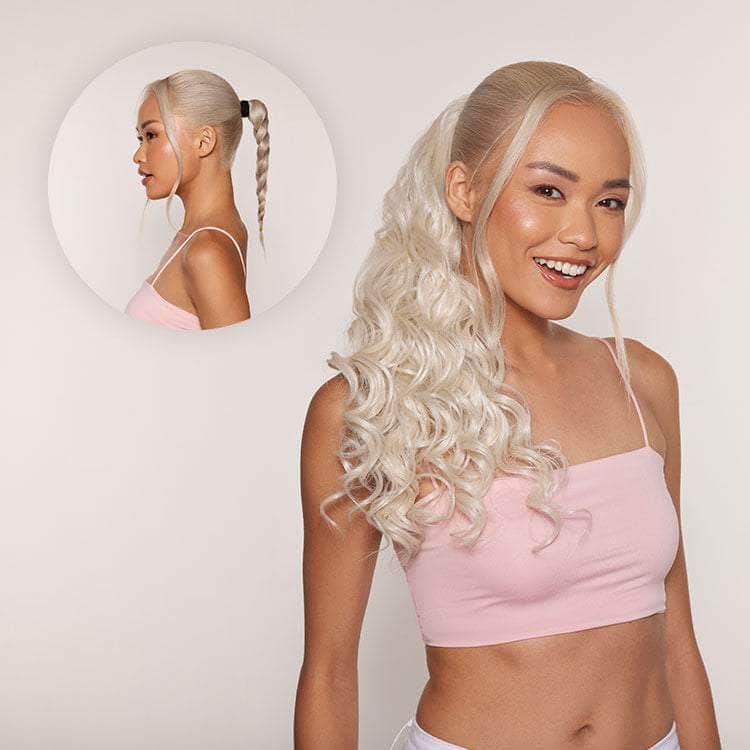 Insert Name Here Molly Ponytail Extension Hair Extensions Platinum (Icy Platinum Blonde)  