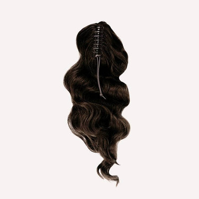 Insert Name Here Molly Ponytail Extension Hair Extensions Dark Brown (Warm Cool Brown)  