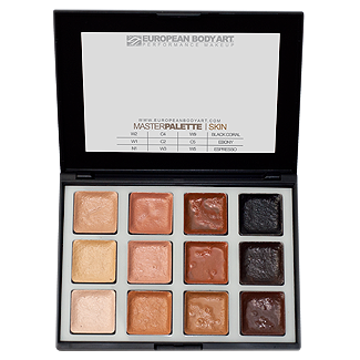 European Body Art Master Palettes Alcohol Activated Palettes Skin  