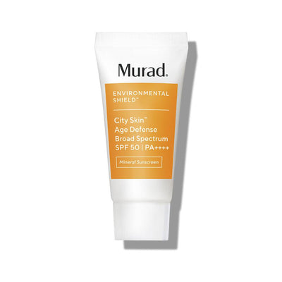 Murad City Skin Age Defense Broad Spectrum SPF 50 | PA ++++ Face Sunscreen 0.6 fl oz (Travel)  