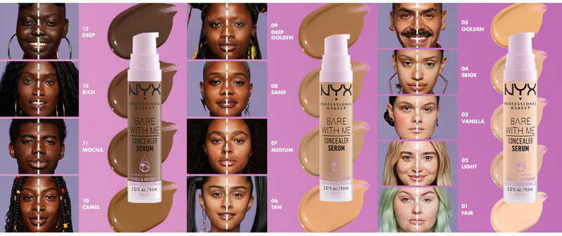 NYX Bare Concealer Camera Serum Ready | Cosmetics Me with