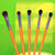 SUVA Beauty Neon Brush Set (10 Eye Brushes) Brush Sets   