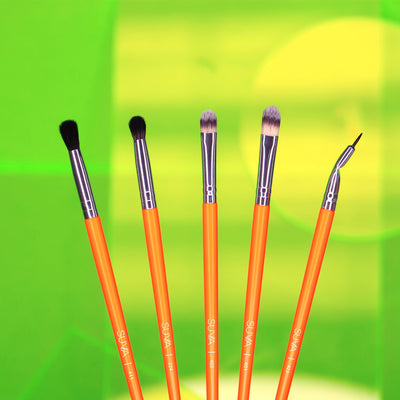 SUVA Beauty Neon Brush Set (10 Eye Brushes) Brush Sets   