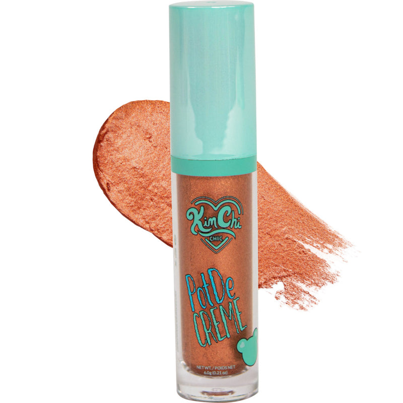 KimChi Chic Beauty Potde Creme Cream Eyeshadow Eyeshadow Pure Bronze (Vibrant Copper)  