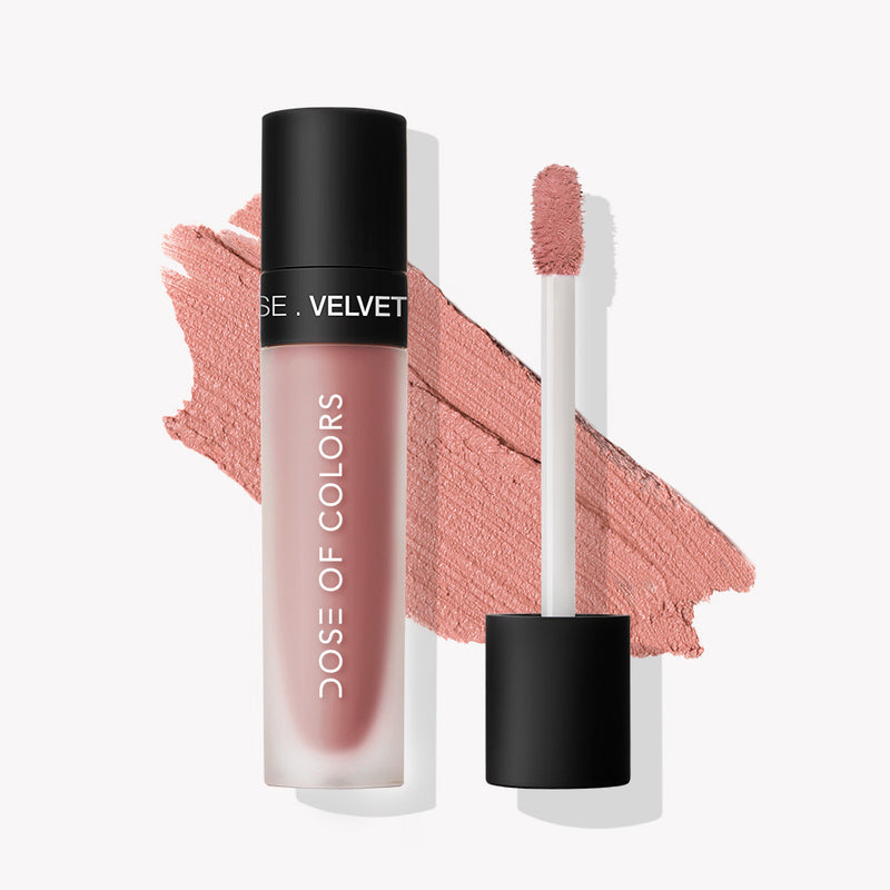 Dose of Colors Velvet Mousse Lipstick Lipstick Plush (Soft Baby Pink)  