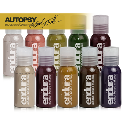 European Body Art Endura Autopsy by Bruce S. Fuller 10 Pack 1 oz. Airbrush SFX Kits   