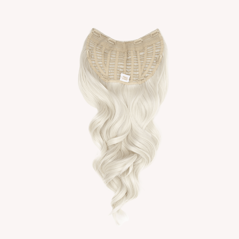 Insert Name Here U-Clip 18 Inch Extension Hair Extensions Platinum (Icy Platinum Blonde)  