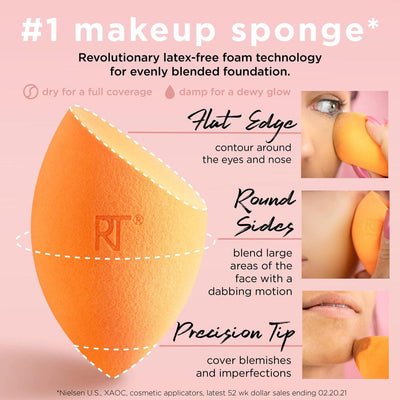 Real Techniques - 2 Pack Miracle Complexion Sponge Sponges   