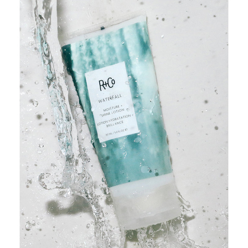 R+Co Waterfall Moisture + Shine Lotion Travel Styling Cream   