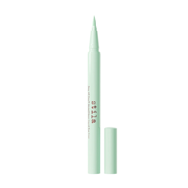 Luxe Slim Pencil Pouch - Metallic Seafoam Green