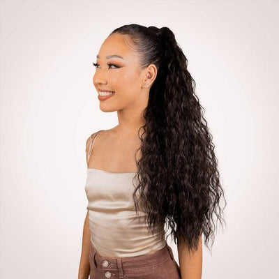 Insert Name Here Shayla Ponytail Extension Hair Extensions Black Brown (Deepest Cool Brown)  