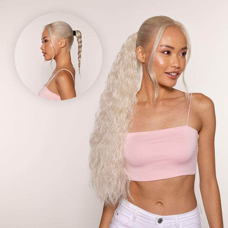 Insert Name Here Shayla Ponytail Extension Hair Extensions Platinum (Icy Platinum Blonde)  