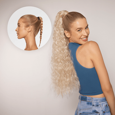 Insert Name Here Shayla Ponytail Extension Hair Extensions Sandy Blonde (Cool Light Blonde)  