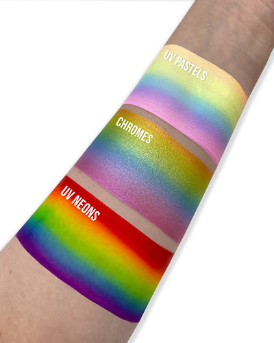 Gavissi UV Neon Rainbow 6 Color Split Liner Eyeliner Palettes   
