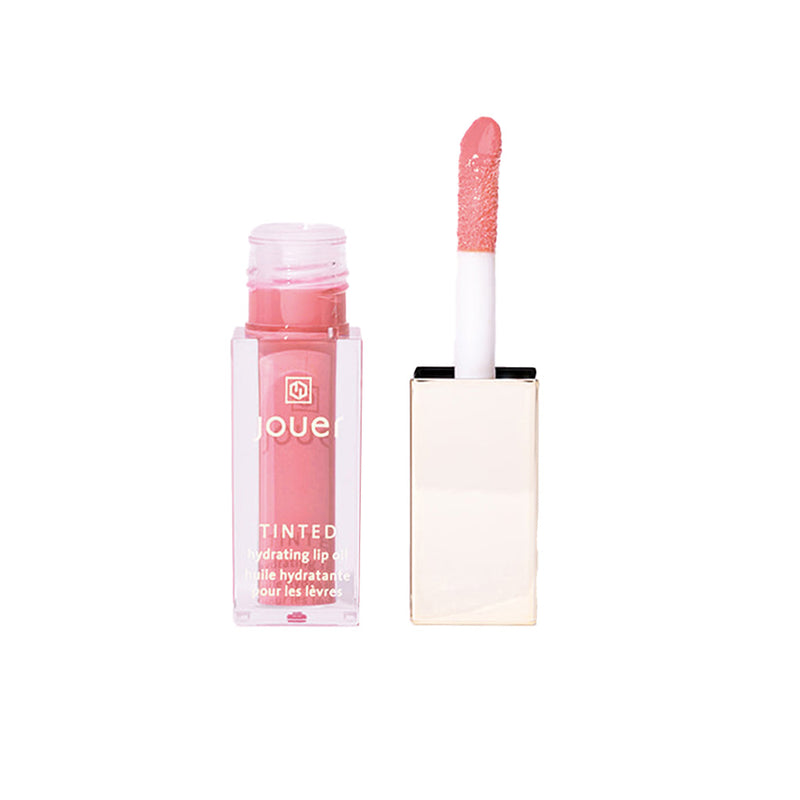 Jouer Tinted Hydrating Lip Oil Lip Oil Belle - Sheer Barbie Pink  