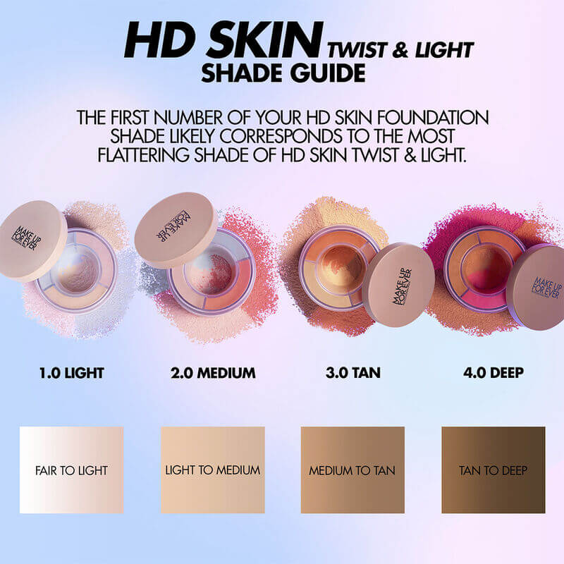 Make Up For Ever HD Skin Twist & Light 24HR Finishing Powder Loose Powder   