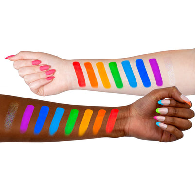 SUVA Beauty We Make Rainbows Jealous Pressed Pigment Palette Eyeshadow Palettes   