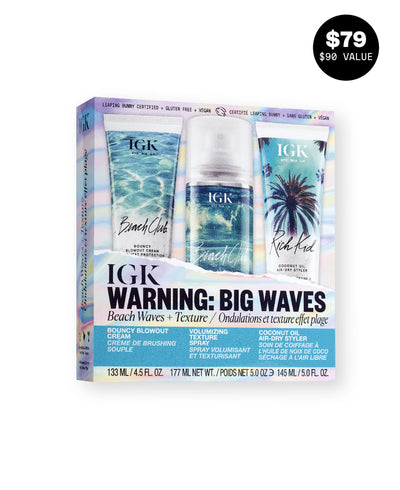 IGK Warning: Big Waves Hair Set Hair Sets   