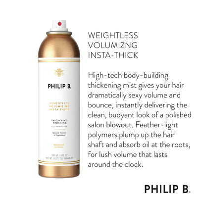 Philip B Weightless Volumizing Insta Thick Hair Spray   
