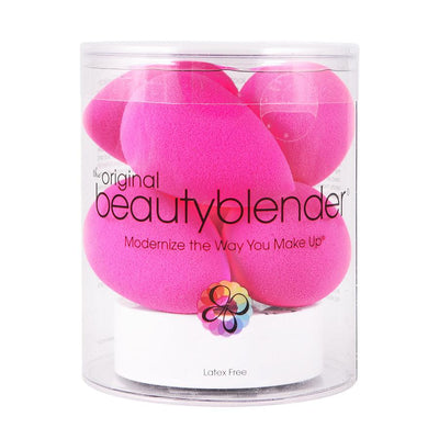 Beautyblender Original PINK Pack (6 Blenders + 1 Solid Cleanser) Sponges   