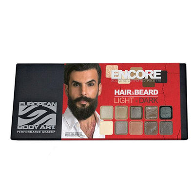 European Body Art Encore Hair & Beard Palettes Alcohol Activated Palettes   