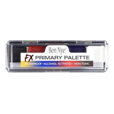 Ben Nye Alcohol Activated Primary FX Palette (AAP-01) Alcohol Activated Palettes   